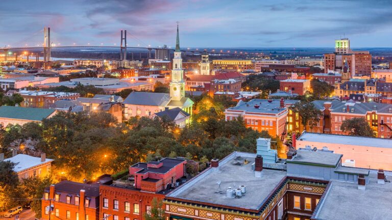 savannah georgia skyline